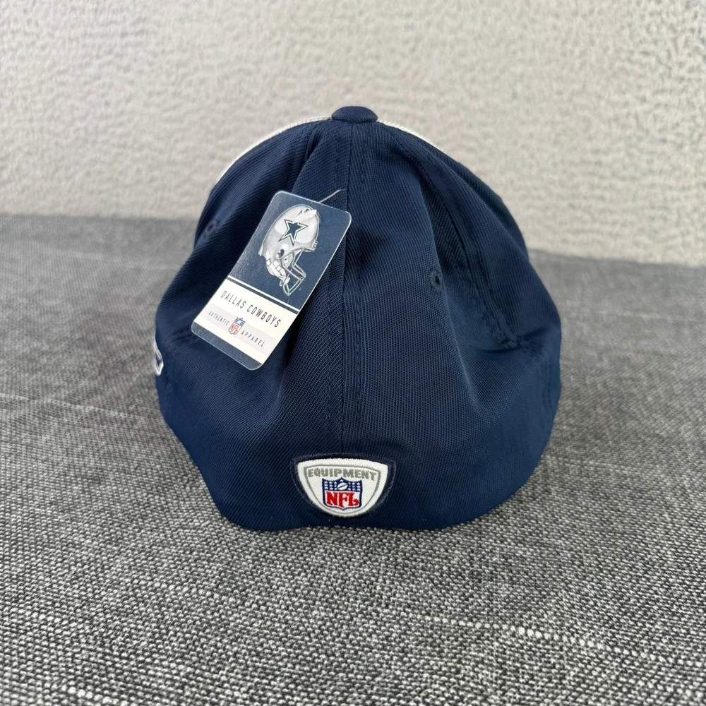 Vintage Dallas Cowboys NFL Sideline Hat Cap Mens OSFA Navy Reebok NWT Stars